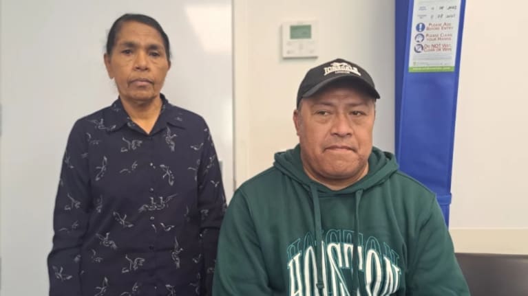 Tiu Tuitara, right, a patient of Local Doctors Otara, says it is a long time to see doctors like Silva Ponnampalam, left. Photo: Luke Forman