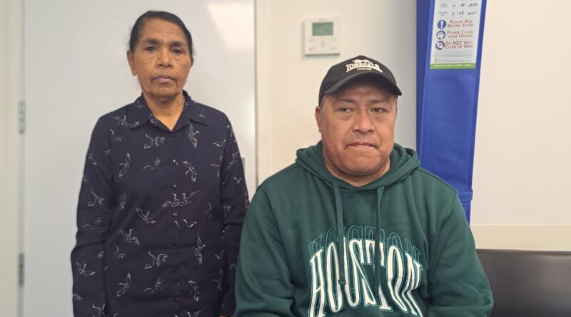 Tiu Tuitara, right, a patient of Local Doctors Otara, and Dr Silva Ponnampalam.